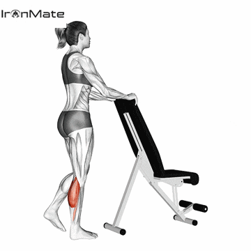 Подъем на носок на одной ноге